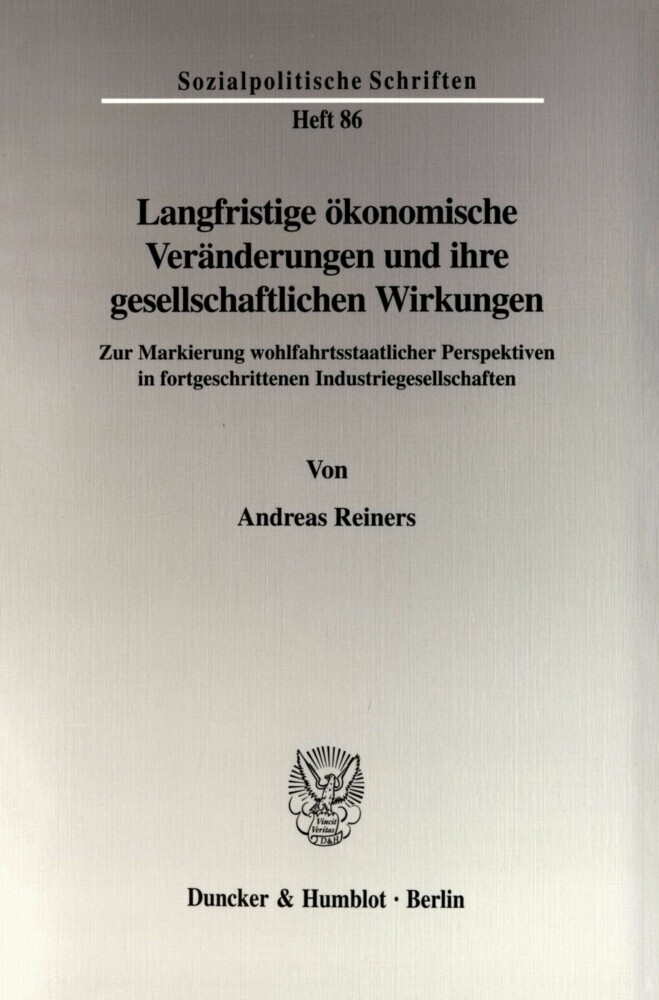Langfristige ökonomische Veränderungen und ihre gesellschaftlichen Wirkungen. main product photo
