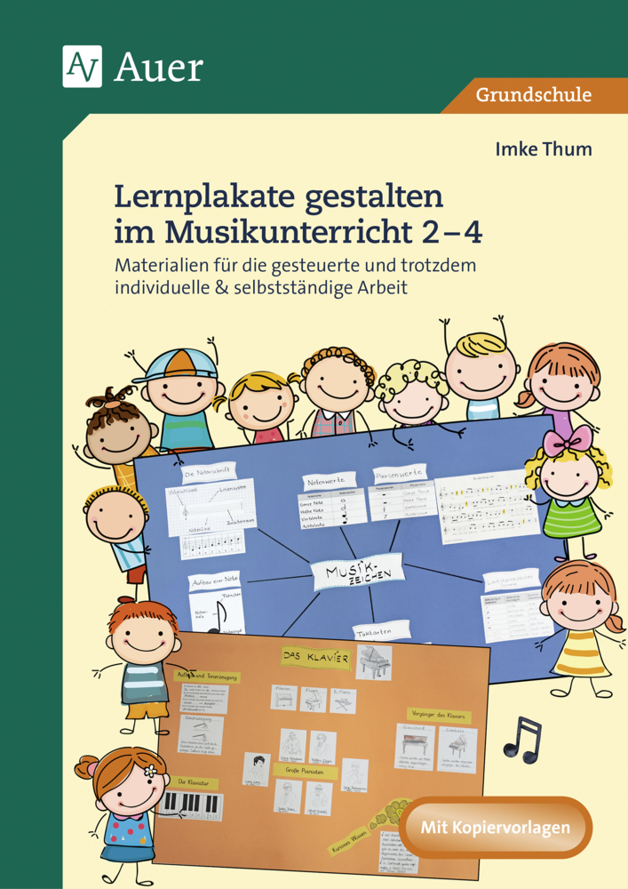 Lernplakate gestalten im Musikunterricht 2-4 main product photo