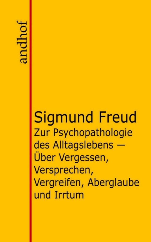 Zur Psychopathologie des Alltagslebens main product photo