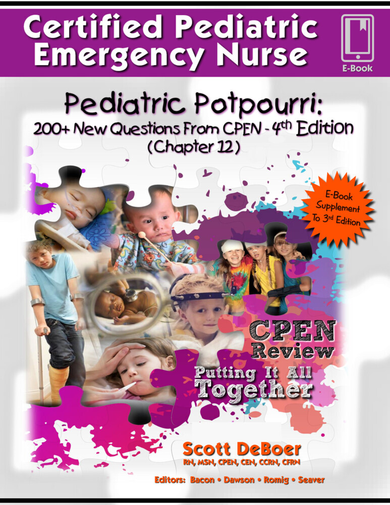 Pediatric Potpourri 200+ New CPEN Questions main product photo