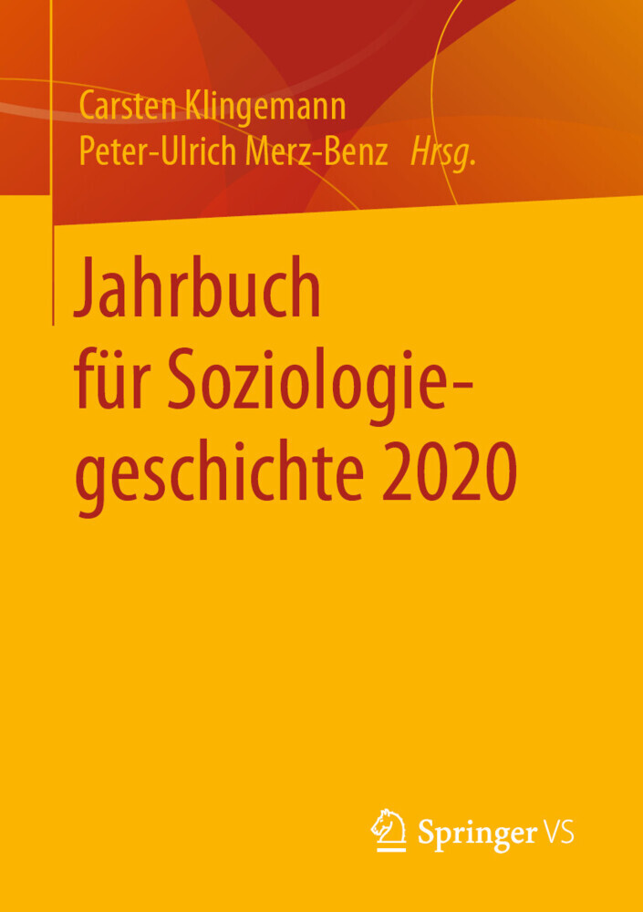 Jahrbuch für Soziologiegeschichte 2020 main product photo