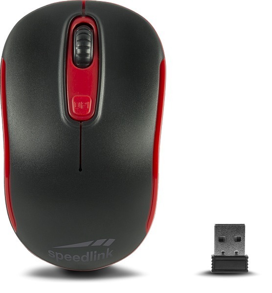 SPEEDLINK CEPTICA Mouse - Wireless, black-red main product photo