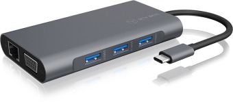 RAIDSONIC ICY BOX USB Type-C Dockingstation mit zwei Videoschnitten