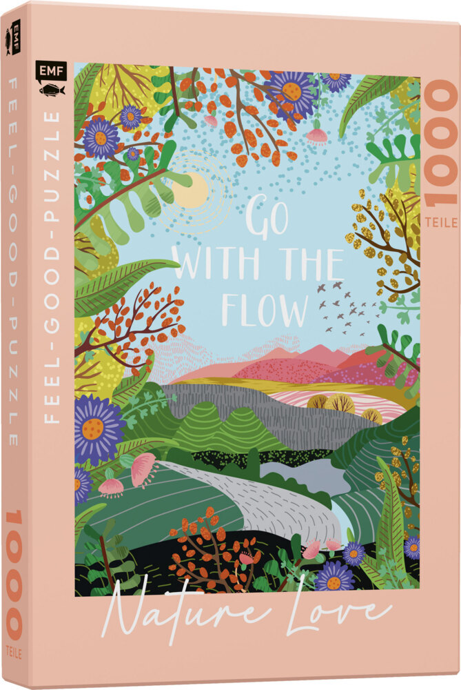 Feel-good-Puzzle 1000 Teile - NATURE LOVE: Go with the flow main product photo