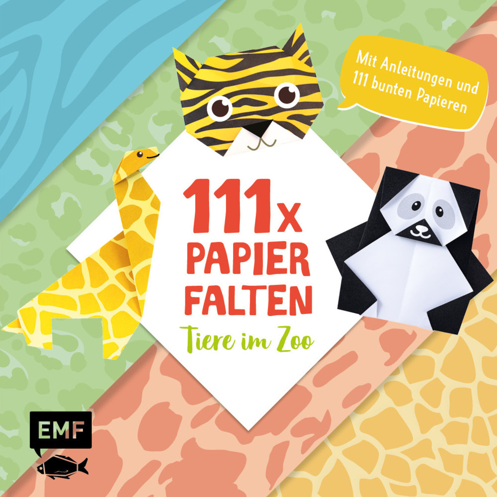 111 x Papierfalten - Tiere im Zoo main product photo