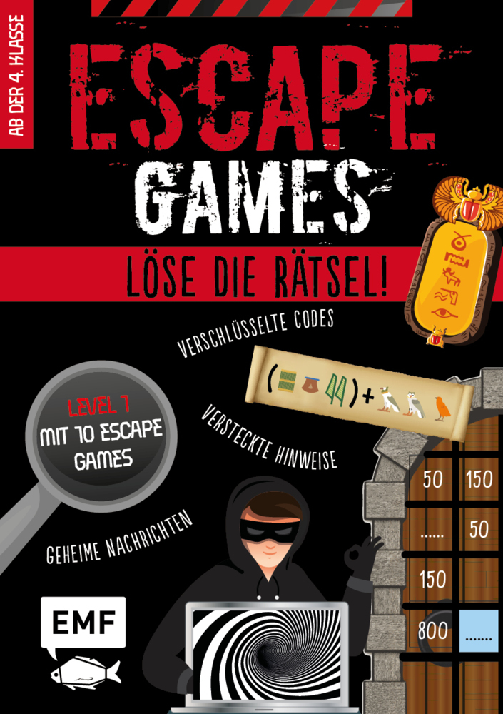 Escape Games Level 1 (rot) - Löse die Rätsel! - 10 Escape Games ab der 4. Klasse main product photo
