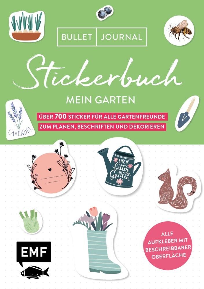 Bullet Journal - Stickerbuch Mein Garten main product photo