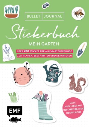 Bullet Journal - Stickerbuch Mein Garten