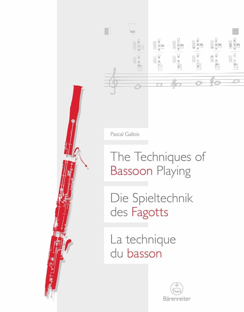 The Techniques of Bassoon Playing / Die Spieltechnik des Fagotts / La technique du basson main product photo