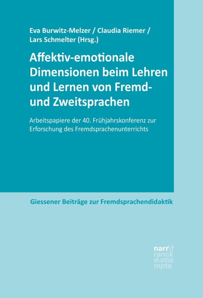 Affektiv-emotionale Dimensionen beim Lehren und Lernen von Fremd- und Zweitsprachen main product photo