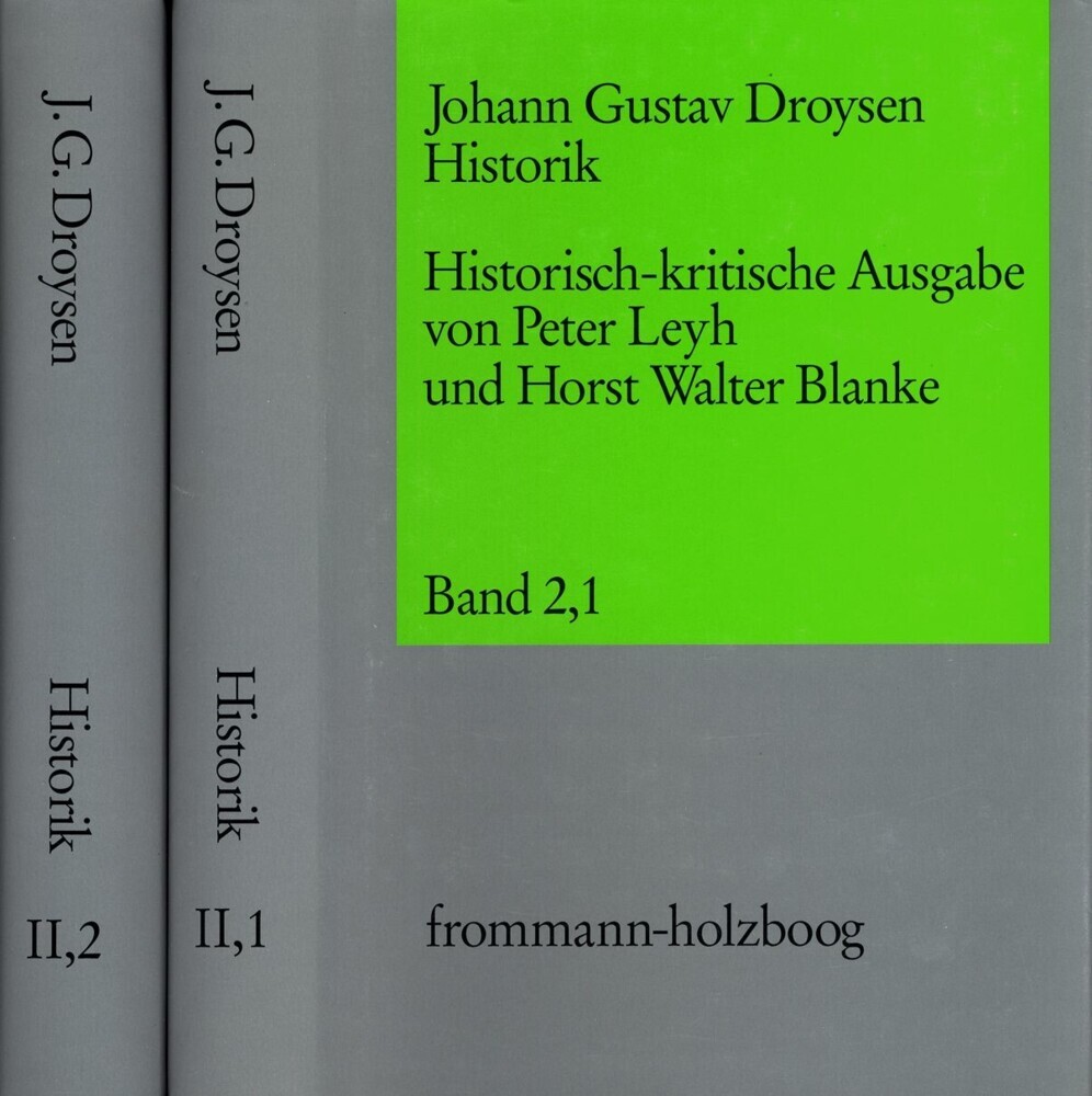 Johann Gustav Droysen: Historik / Band 2,1-2 main product photo