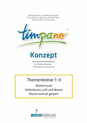 TIMPANO - Drei Themenkreise im Januar: Wintermusik / Seifenblasen, Luft und Wasser / Musik hautnah gespürt