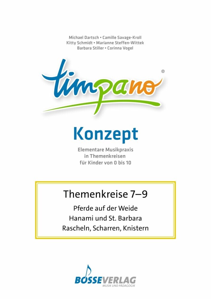 TIMPANO - Drei Themenkreise im März: Pferde auf der Weide / Hanami und St. Barbara / Rascheln, Scharren, Knistern main product photo