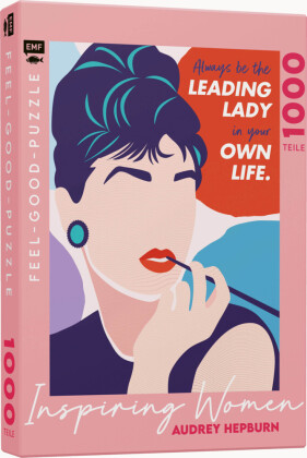 Feel-good-Puzzle 1000 Teile - INSPIRING WOMEN: Audrey Hepburn