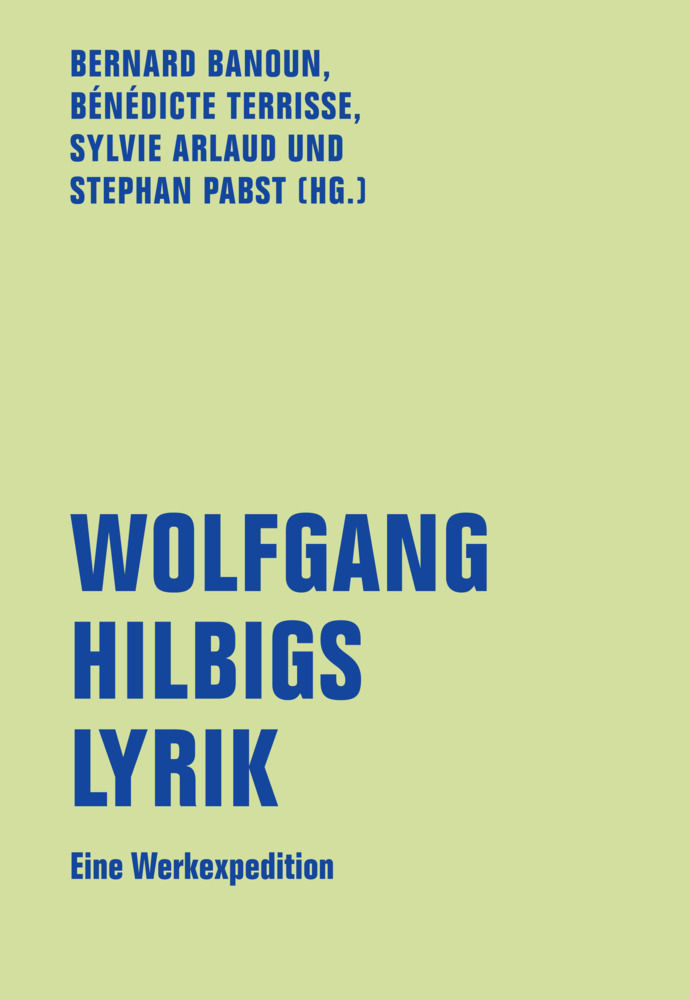 Wolfgang Hilbigs Lyrik main product photo