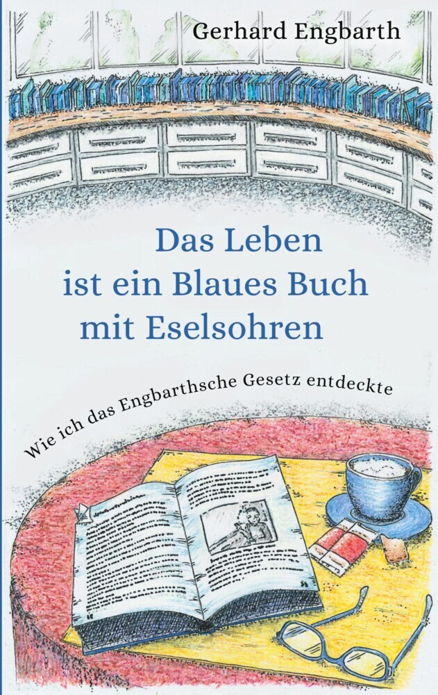 Das Leben ist ein Blaues Buch mit Eselsohren main product photo