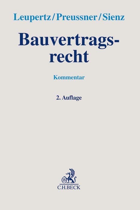 Bauvertragsrecht main product photo