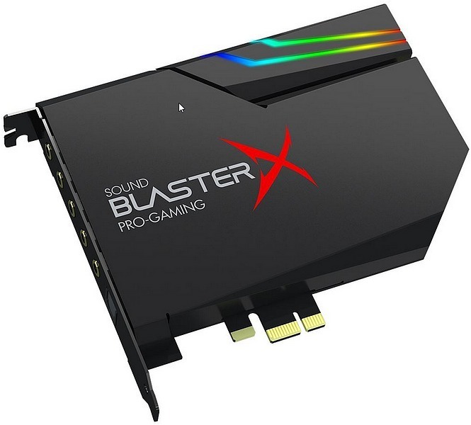 CREATIVE Sound BlasterX AE-5 Plus SABRE32 PCIe Soundkarte main product photo