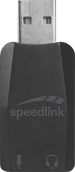 SPEEDLINK VIGO USB Sound Card, black main product photo