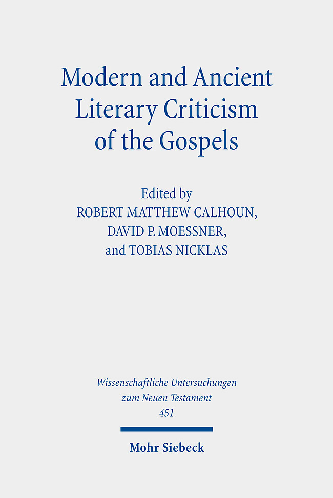 Modern and Ancient Literary Criticism of the Gospels main product photo