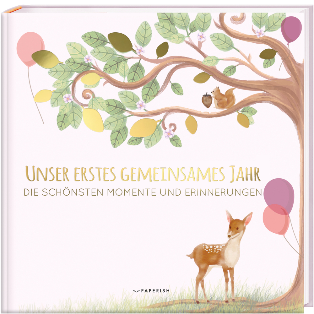 Babyalbum - UNSER ERSTES GEMEINSAMES JAHR (rosé) main product photo