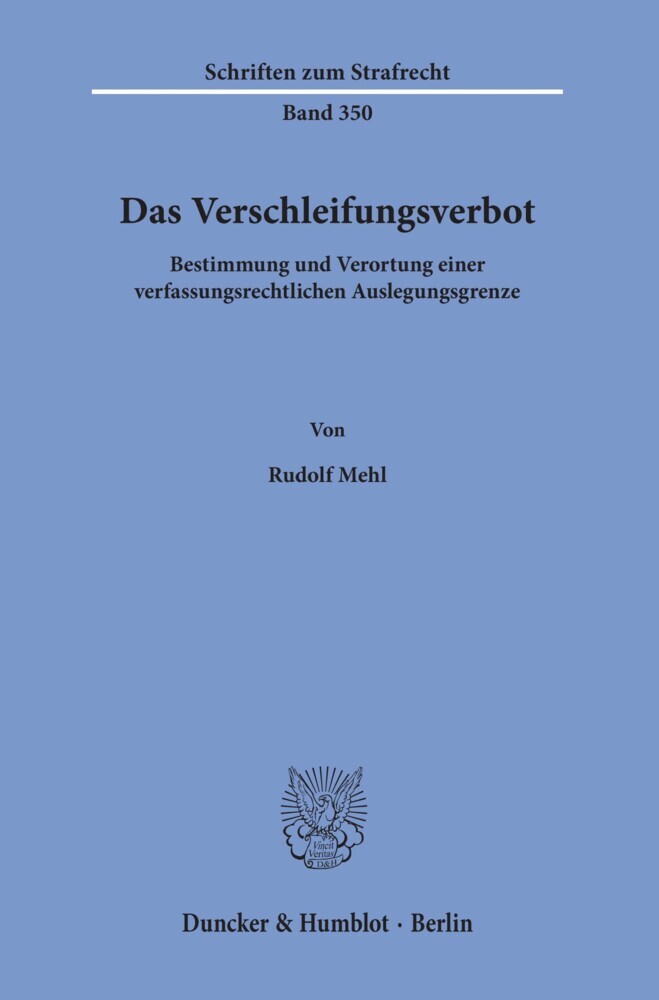 Das Verschleifungsverbot. main product photo