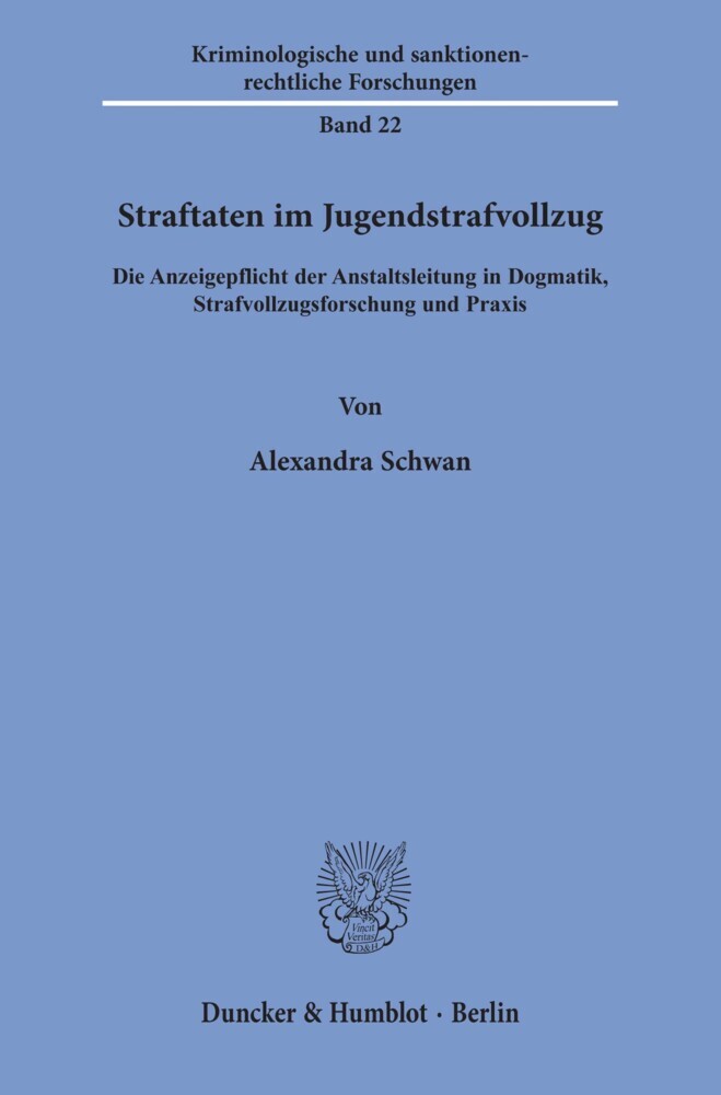 Straftaten im Jugendstrafvollzug. main product photo
