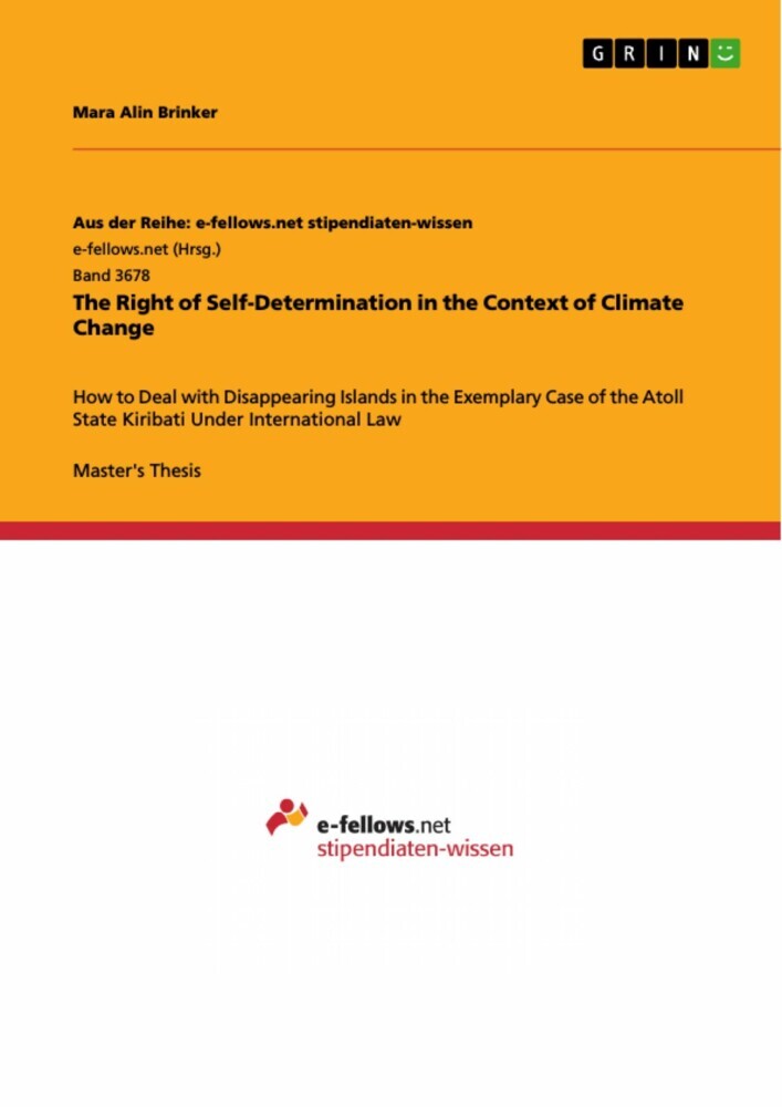 The Right of Self-Determination in the Context of Climate Change main product photo