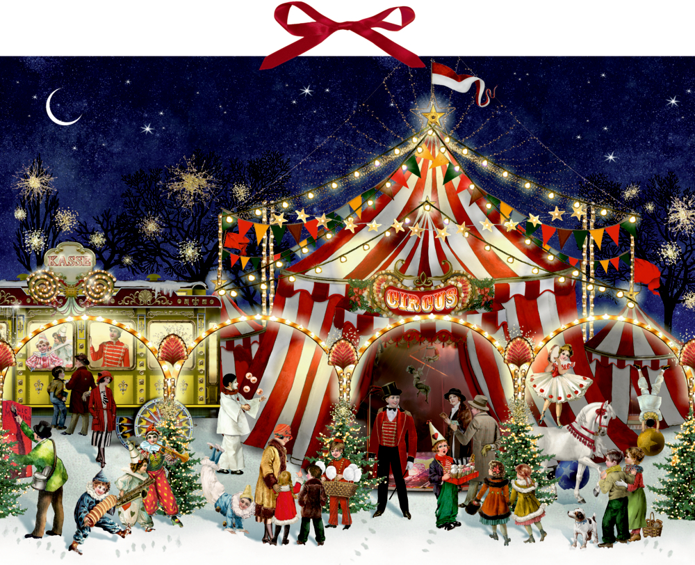 Wandkalender - Ein Besuch im Weihnachtszirkus main product photo