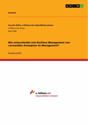 Wie unterscheidet sich Resilienz Management von verwandten Konzepten im Management?