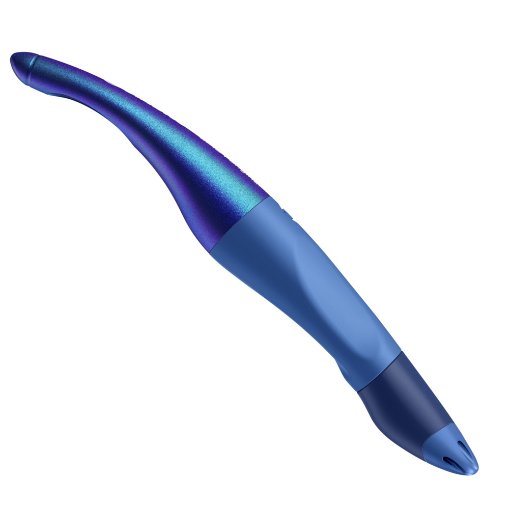 Ergonomischer Tintenroller für Linkshänder - STABILO EASYoriginal Holograph Edition in blau - Einzelstift - Schreibfarbe blau (löschbar) - inklusive Patrone main product photo