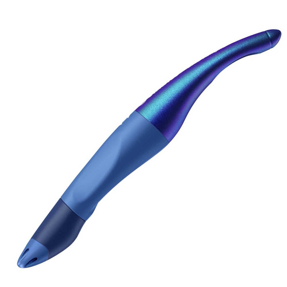Ergonomischer Tintenroller für Rechtshänder - STABILO EASYoriginal Holograph Edition in blau - Einzelstift - Schreibfarbe blau (löschbar) - inklusive Patrone main product photo