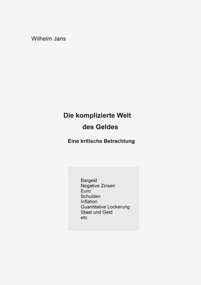 Die komplizierte Welt des Geldes main product photo
