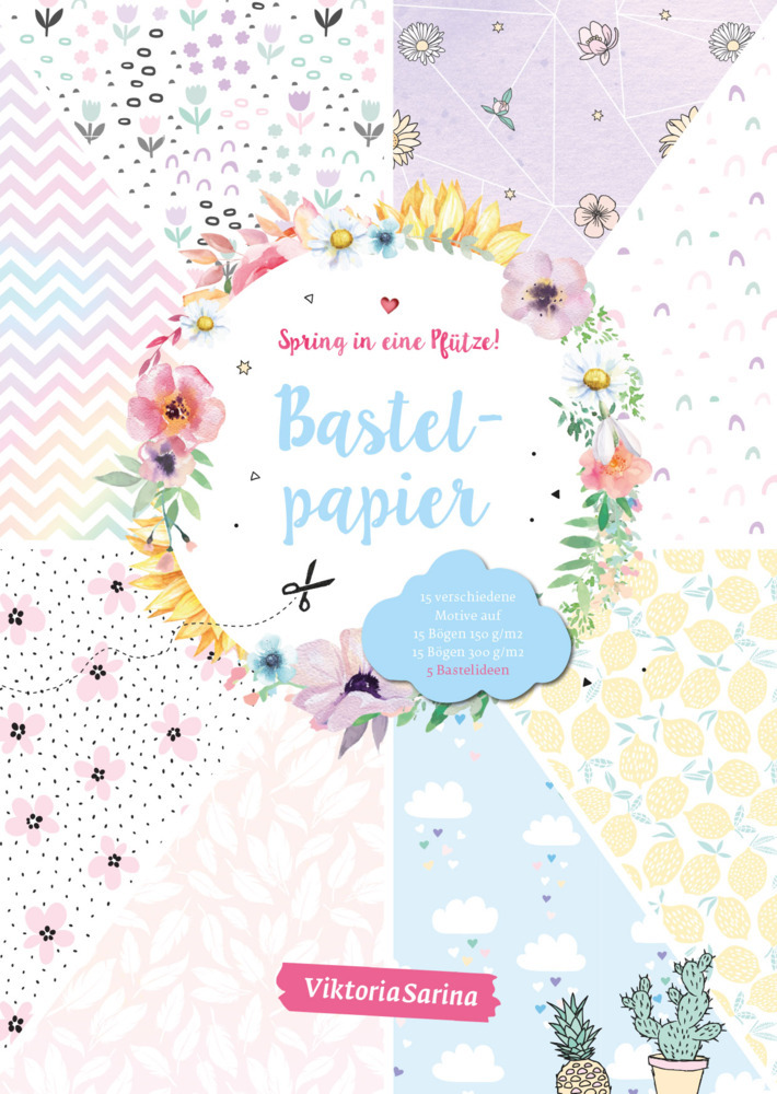 Spring in eine Pfütze! Bastelpapier main product photo