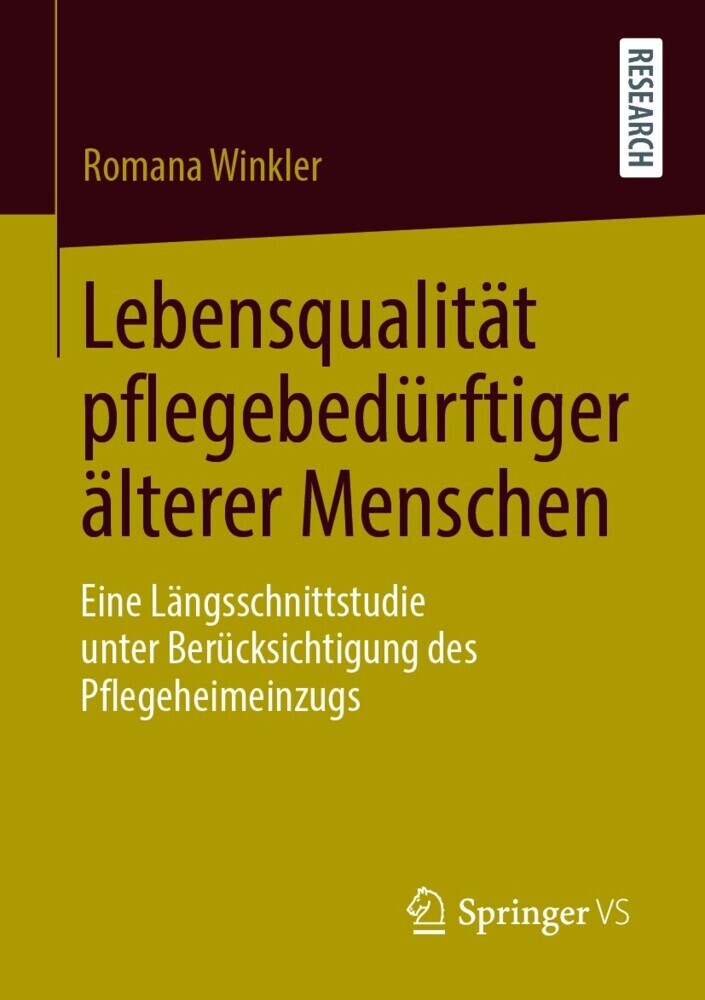 Lebensqualität pflegebedürftiger älterer Menschen main product photo