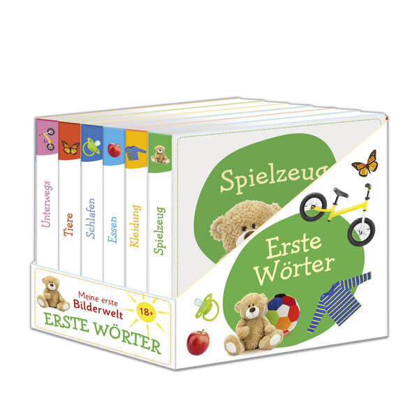 Meine erste Bilderwelt - Erste Wörter (Babybücher), 6 Teile main product photo