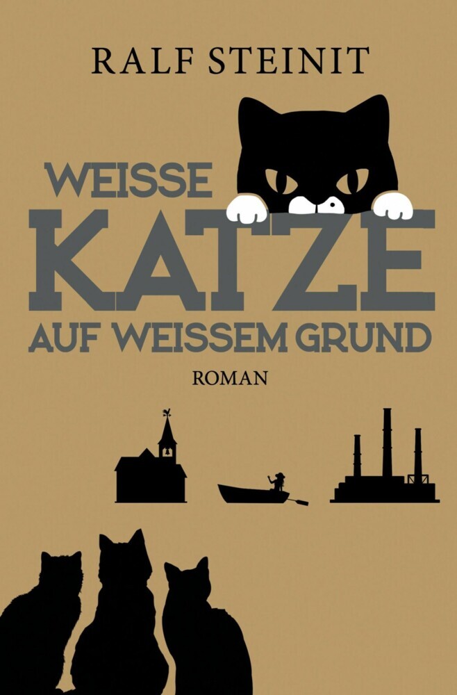 Weiße Katze auf weißem Grund main product photo