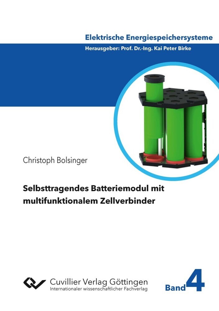 Selbsttragendes Batteriemodul mit multifunktionalem Zellverbinder main product photo