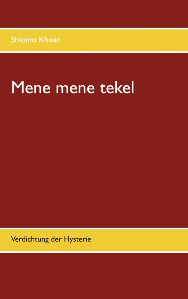 Mene mene tekel main product photo