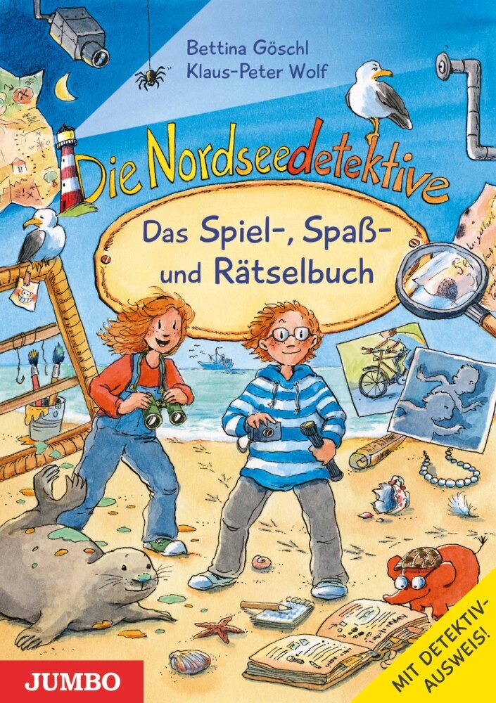 Die Nordseedetektive. Das Spiel-, Spaß- und Rätselbuch main product photo