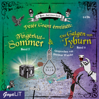 Peter Grant ermittelt: Fingerhut-Sommer  / Der Galgen von Tyburn, 6 Audio-CD