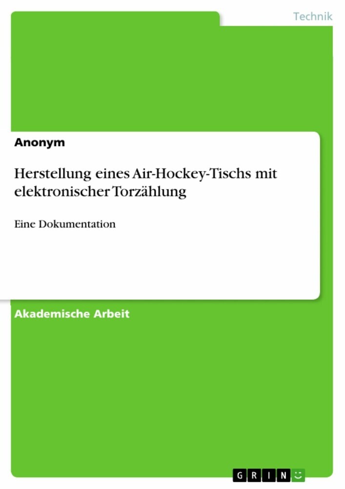 Herstellung eines Air-Hockey-Tischs mit elektronischer Torzählung main product photo