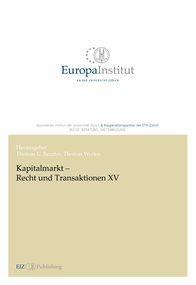 Kapitalmarkt - Recht und Transaktionen XV main product photo
