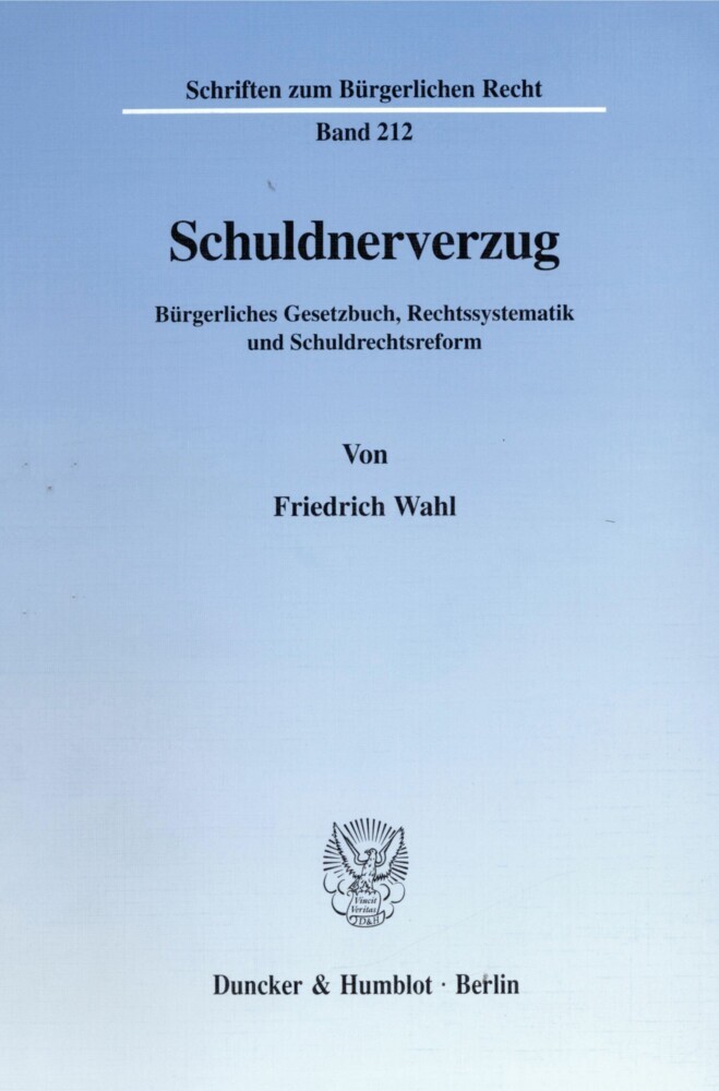 Schuldnerverzug. main product photo