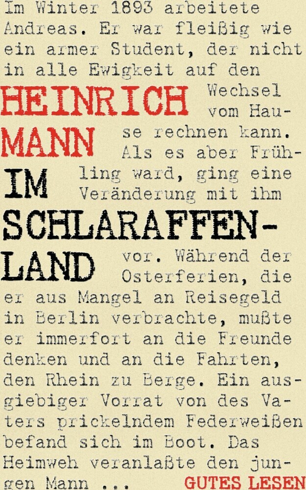 Im Schlaraffenland - Roman unter feinen Leuten main product photo
