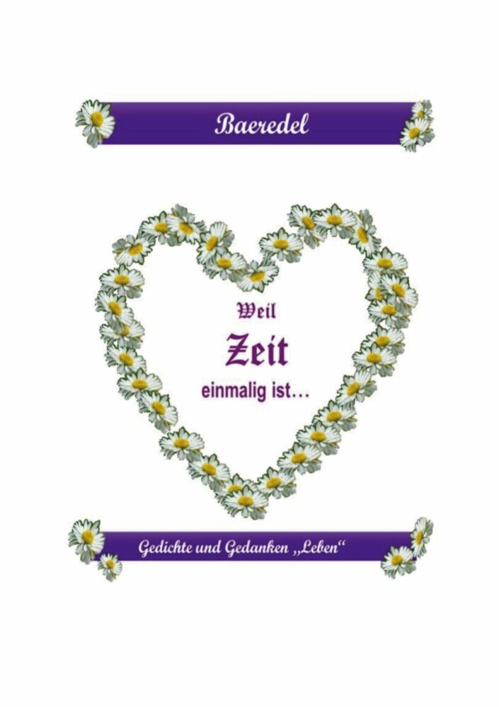 Weil Zeit einmalig ist main product photo