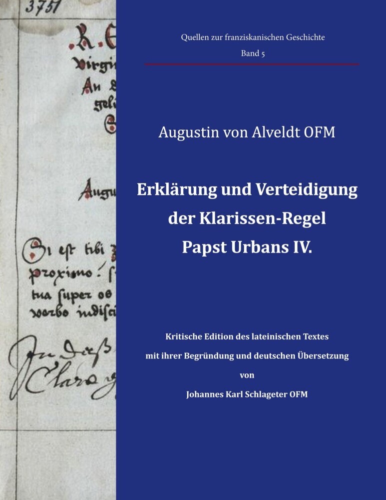 Erklärung und Verteidigung der Klarissen-Regel Papst Urbans IV. main product photo