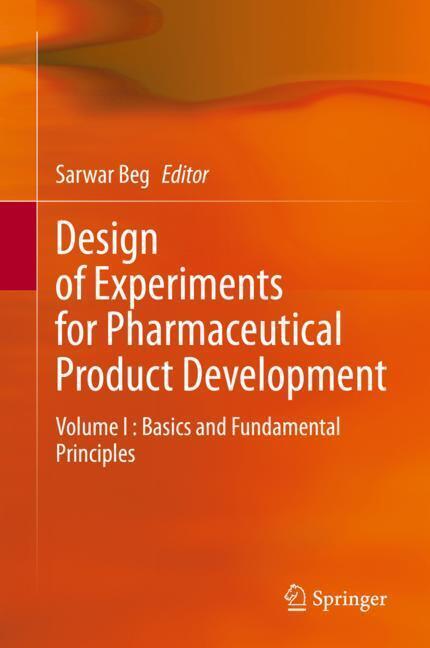 Design of Experiments for Pharmaceutical Product Development main product photo
