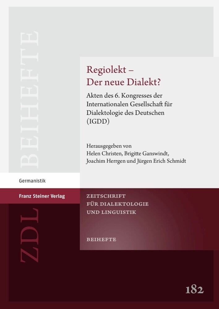 Regiolekt - Der neue Dialekt? main product photo