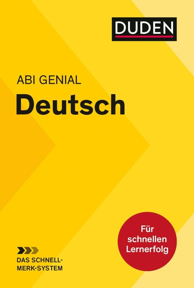 Abi genial Deutsch: Das Schnell-Merk-System main product photo